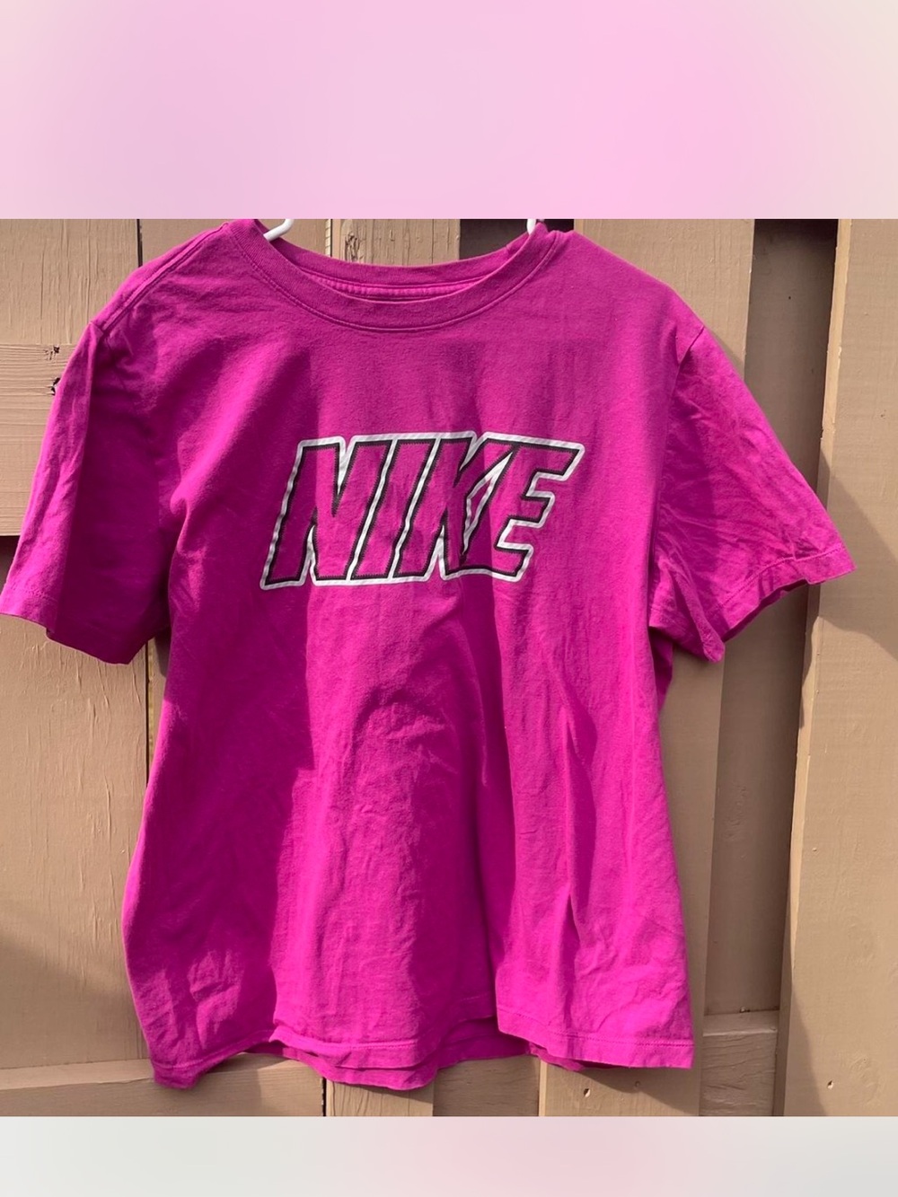 Nike Bright Magenta Short Sleeve Logo Tee